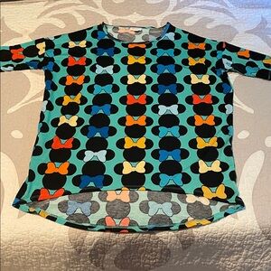 LuLaRoe Disney Minnie Mouse Top Tunic Shirt S